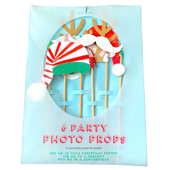 Holiday Christmas Party Decoration + Photo Prop Bundle - Picture 1 of 16